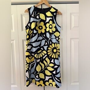 NWT Hobbs London floral sunflower mod shift dress US 8